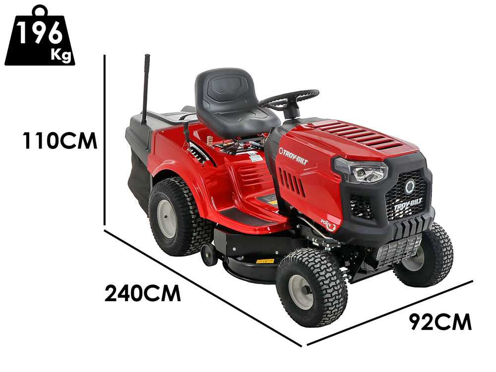 Troy-Bilt Pony 92T-R SELECT gazontractor met opvangbak 92 cm, automaat, detail 1