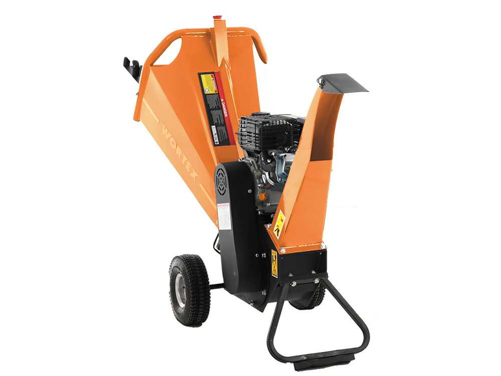 Wortex D200/80L benzine hakselaar, takken tot 60 mm, detail 2