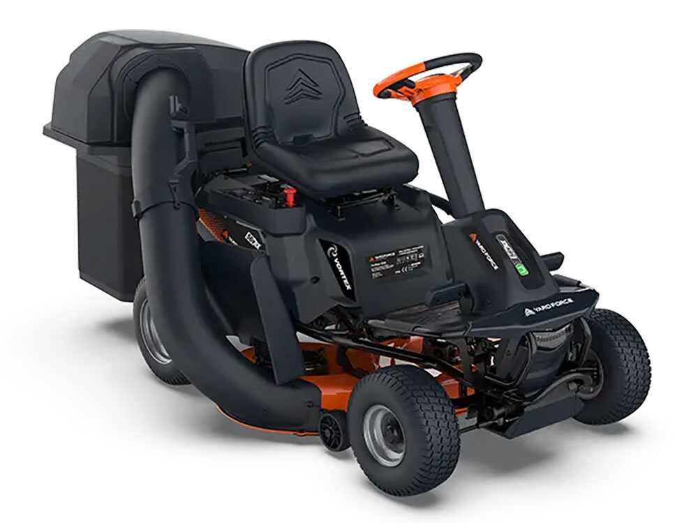 Yard Force E559 accu-zitmaaier met opvangbak 96 cm, automaat, detail 2