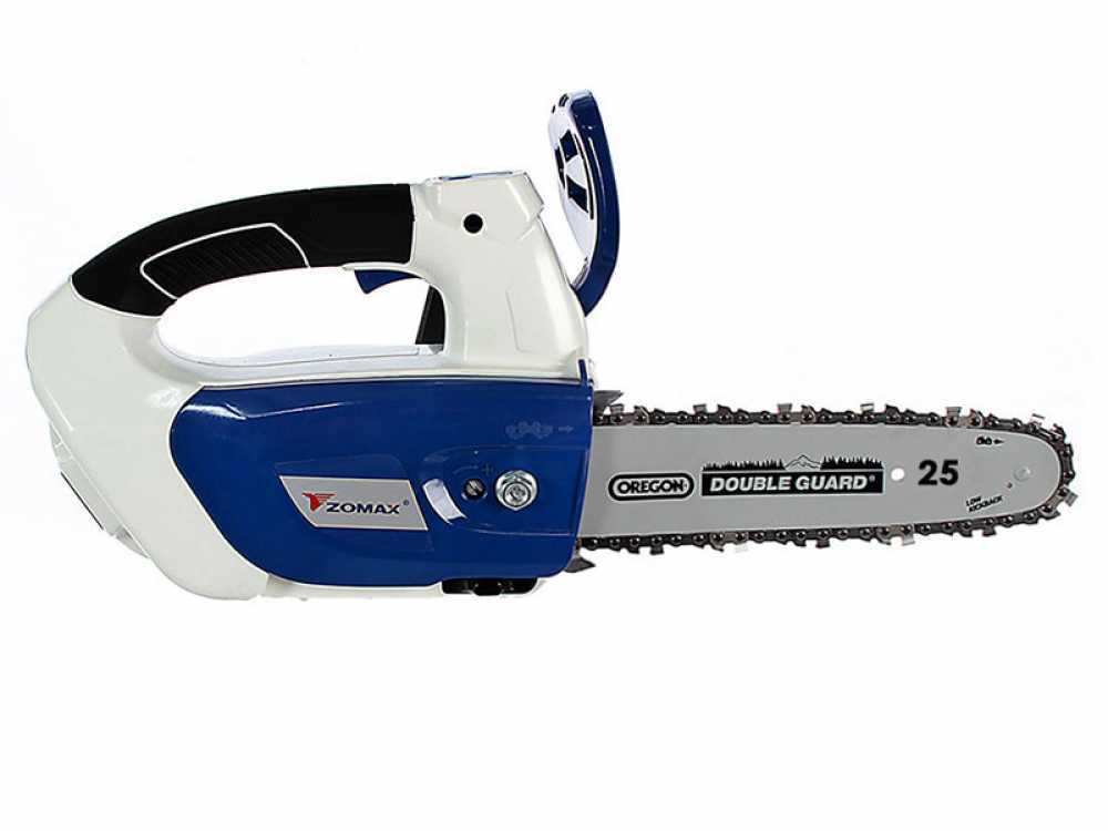 Zomax ZMDC 502 accu kettingzaag, zwaard 20 cm, 58 V 4 Ah, detail 2