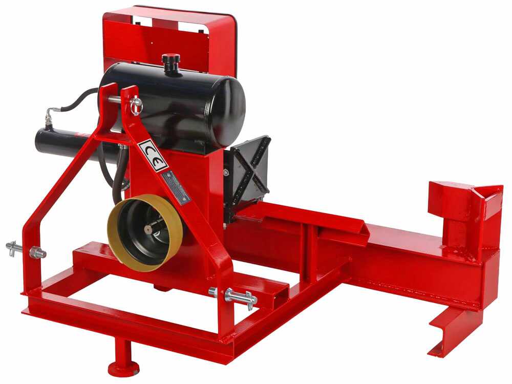 AgriEuro Premium 16T aftakas houtklover, 16 ton, horizontaal, detail 2