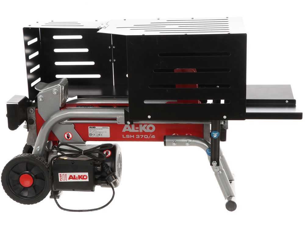 AL-KO LSH 370/4 elektrische houtklover, 4 ton, horizontaal, detail 2