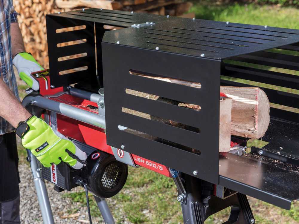 AL-KO LSH 520/5 elektrische houtklover, 5 ton, horizontaal, detail 2