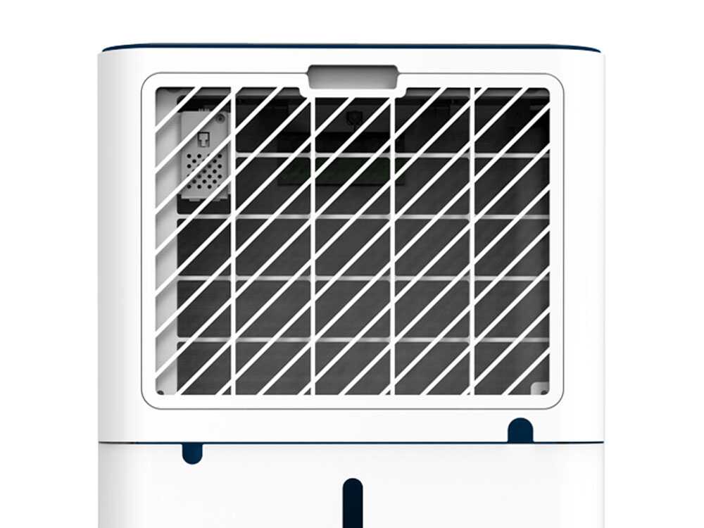 Argo Dry Pury Evo WF 17 luchtontvochtiger 17 l/dag, met luchtzuivering, detail 3