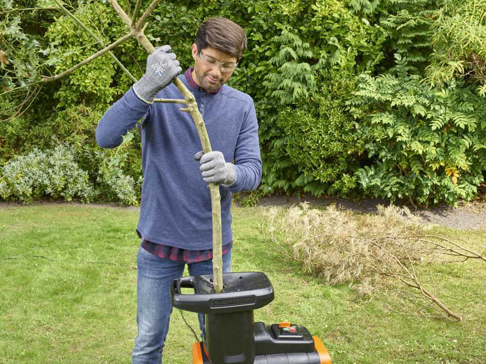 Black & Decker BEGAS5800-QS elektrische hakselaar, takken tot 45 mm, detail 3