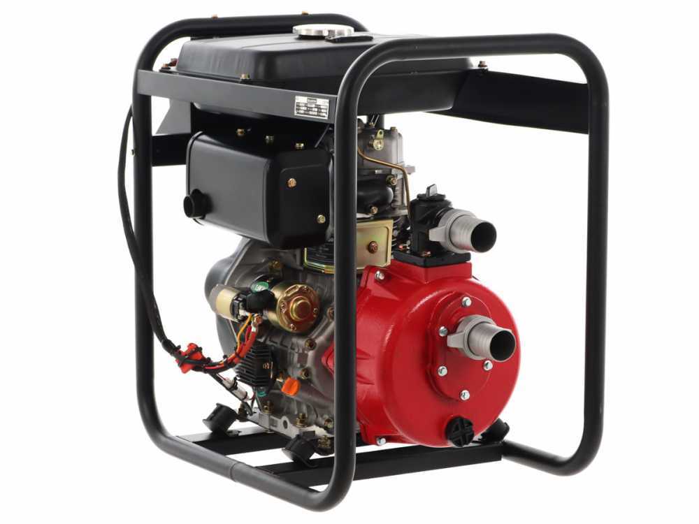 BlackStone BD-HH 5100 diesel motorpomp, aansluiting 50 mm, detail 2