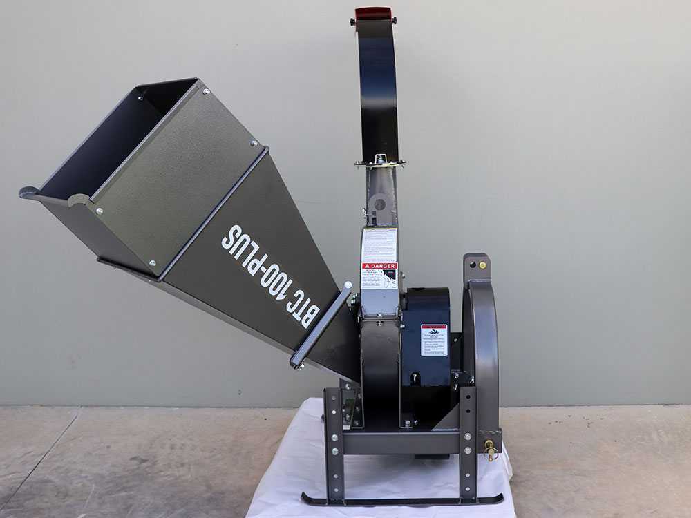 BlackStone BTC 100-PLUS aftakas hakselaar, takken tot 100 mm, detail 3