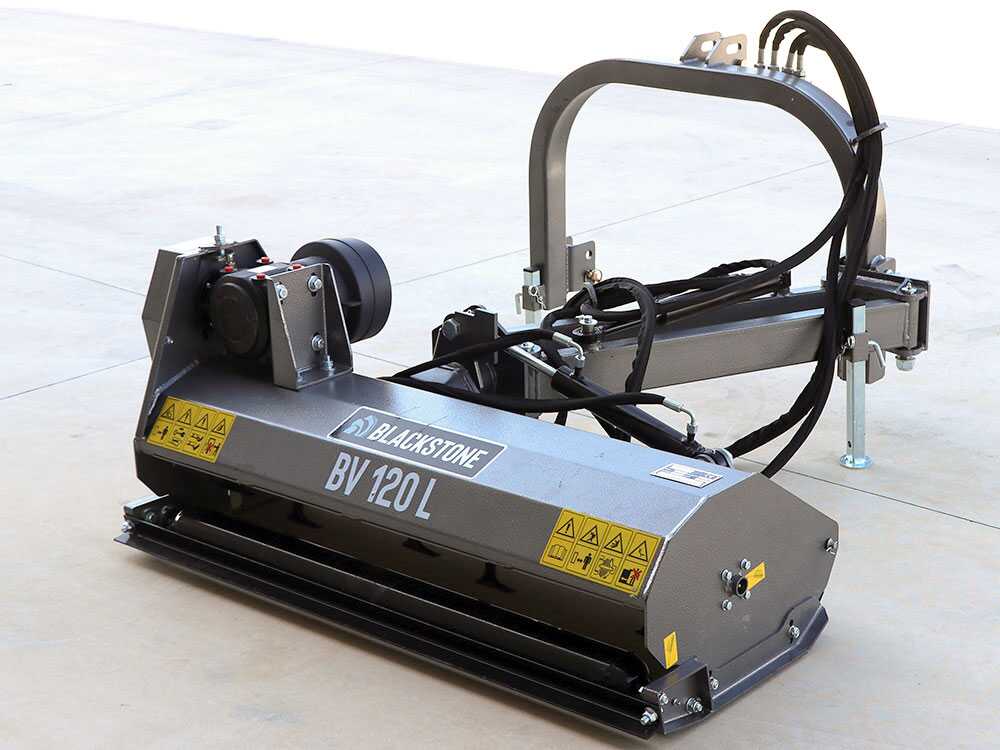 BlackStone BV 140 L zijklepelmaaier met arm 140 cm, detail 3