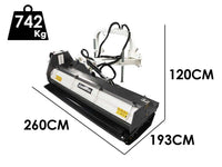 BlackStone BVH 220 H zijklepelmaaier met arm 220 cm, detail 3