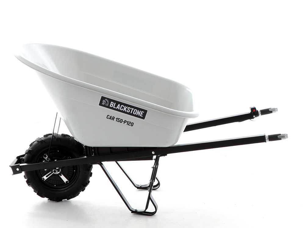 Accu motorkruiwagen laadvermogen 150 kg BlackStone CAR 150-P120, 24 V 12 Ah, detail 2