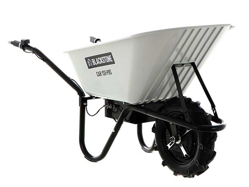 Accu motorkruiwagen laadvermogen 150 kg BlackStone CAR 150-P85, 24 V, detail 2