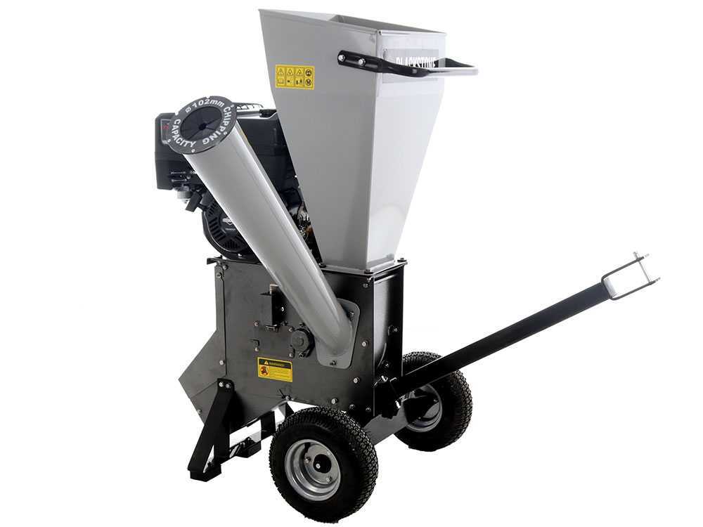 BlackStone CSB150 BS benzine hakselaar, takken tot 102 mm, detail 3