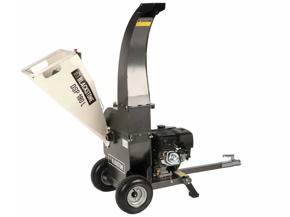 BlackStone DSP 180 L benzine hakselaar, takken tot 90 mm, detail 2