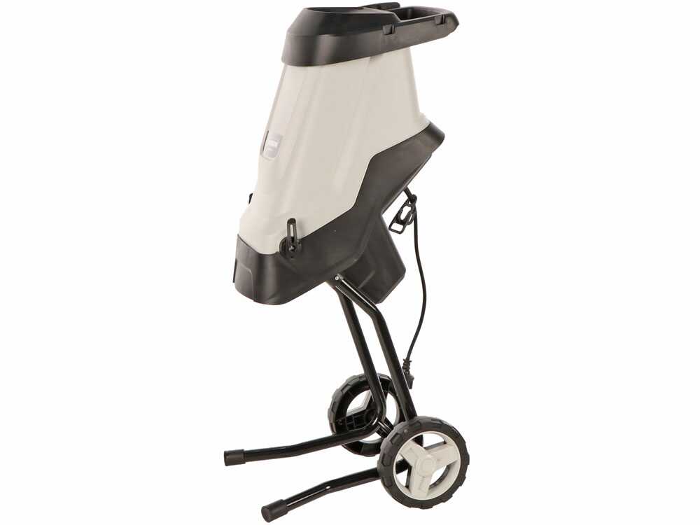 BlackStone SHRED 45 BL elektrische hakselaar, takken tot 45 mm, detail 2