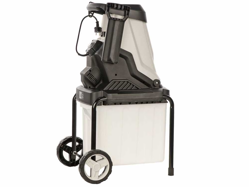 BlackStone SHRED 45 BL PLUS elektrische hakselaar, takken tot 45 mm, detail 2