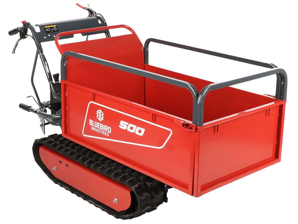Rupsdumper laadvermogen 500 kg Blue Bird Carrier 500, detail 2