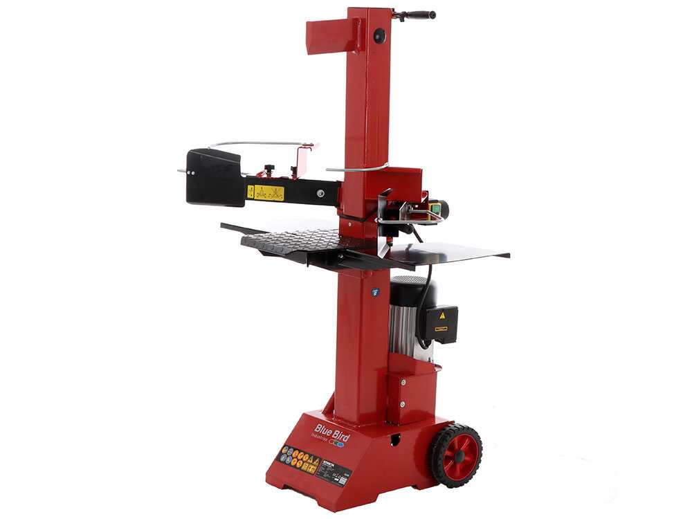 Blue Bird LOG SPLITTER LSE 8000 elektrische houtklover, 8 ton, verticaal, detail 3