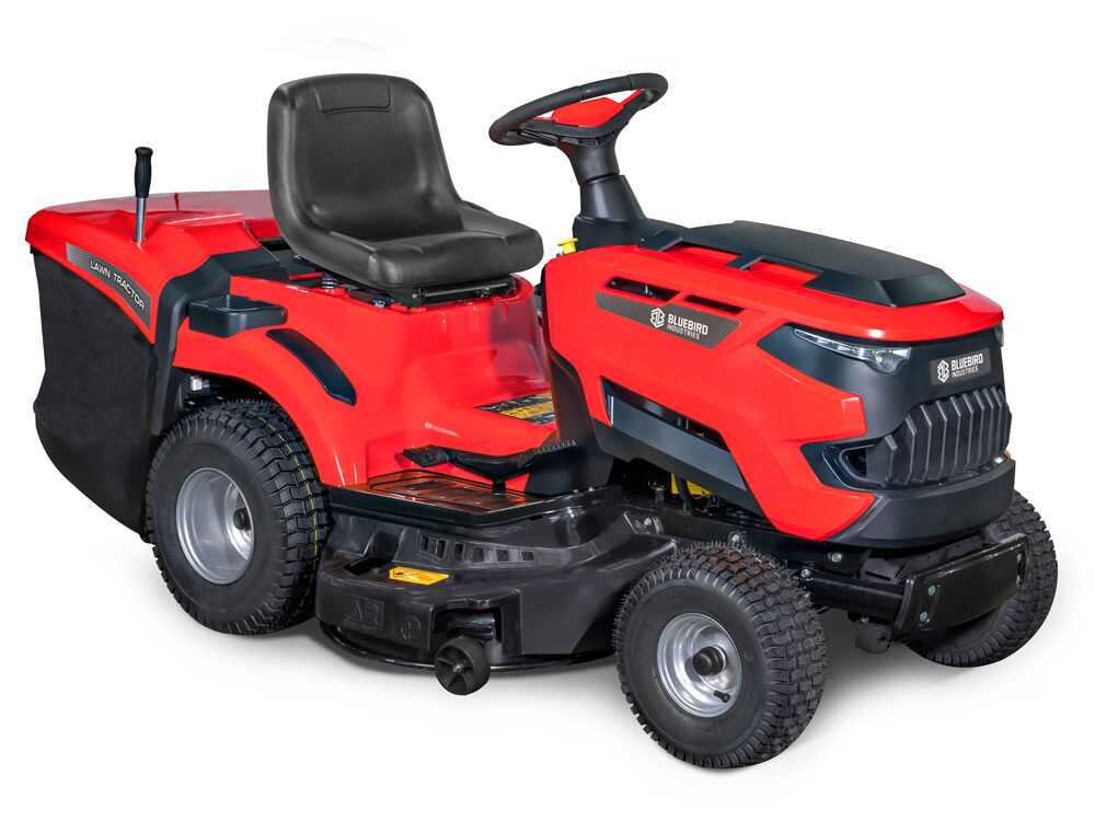 Blue Bird LT C102H TWIN gazontractor met opvangbak 102 cm, hydrostaat, detail 2