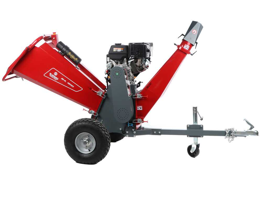 Blue Bird SHL 1500 benzine hakselaar, takken tot 100 mm, detail 2