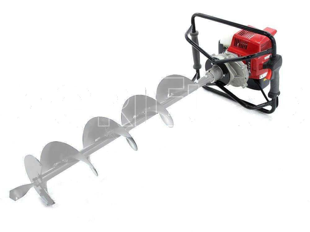 Benzine grondboor Blue Bird NEA TJ 53 E, motor Kawasaki TJ 53 E, zonder boor, detail 3