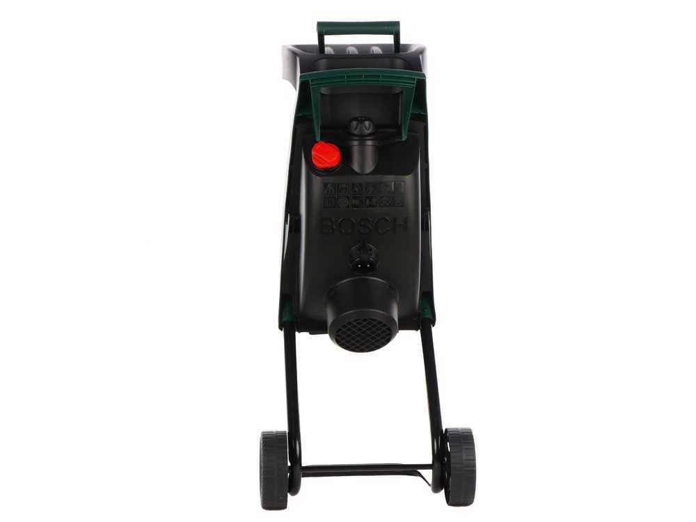 Bosch AXT Rapid 2000 elektrische hakselaar, takken tot 35 mm, detail 2
