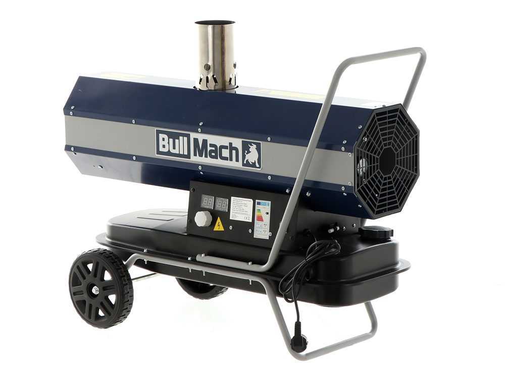 BullMach BM-IDH 20 diesel heteluchtkanon 20 kW, indirect gestookt, detail 2