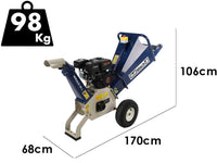 BullMach Hercules 65 L benzine hakselaar, takken tot 65 mm, detail 2