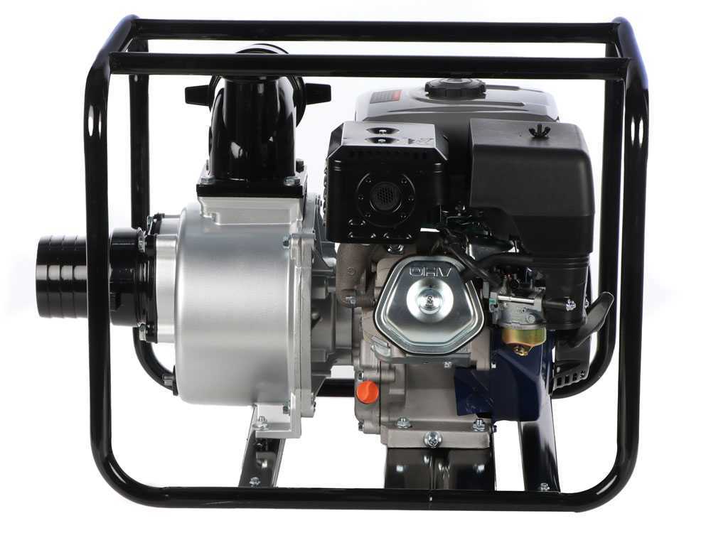 BullMach LYMPHIA 100 benzine motorpomp, aansluiting 100 mm, detail 2