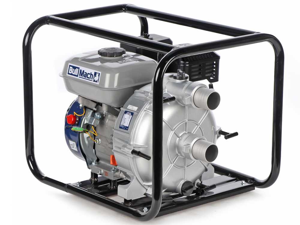 BullMach NERINA 50 benzine motorpomp voor vuil water, detail 2