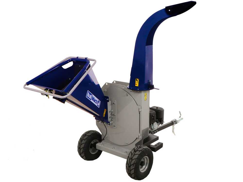 BullMach ZEUS 180 BSE benzine hakselaar, takken tot 95 mm, elektrische start, getrokken uitvoering, detail 3