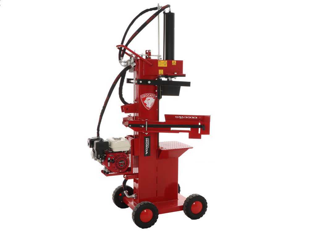 Ceccato Olindo BULL SPL16R4H benzine houtklover, 16 ton, verticaal, detail 3