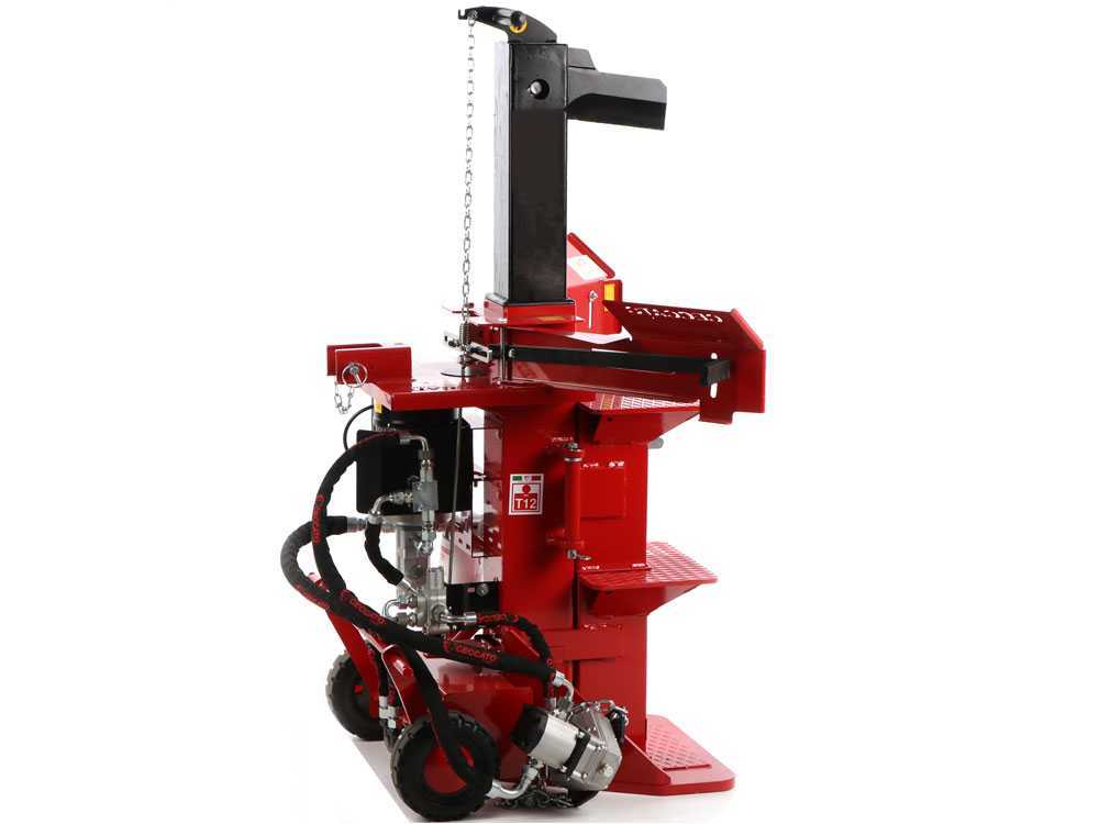 Ceccato Olindo BULL SPLET12FDP elektrische houtklover, 12 ton, verticaal, detail 2