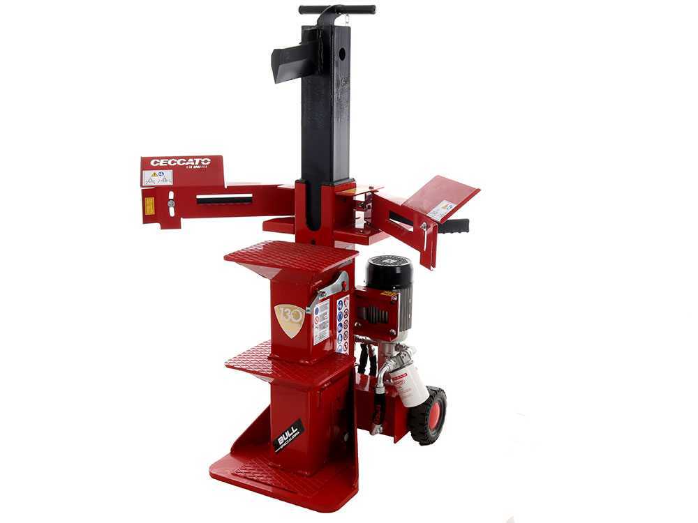 Ceccato Olindo BULL SPLE12 FDPT elektrische houtklover, 12 ton, verticaal, detail 3