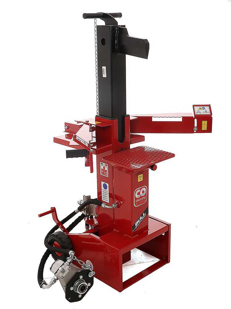 Ceccato Olindo BULL SPLT12 aftakas houtklover, 12 ton, verticaal, detail 3