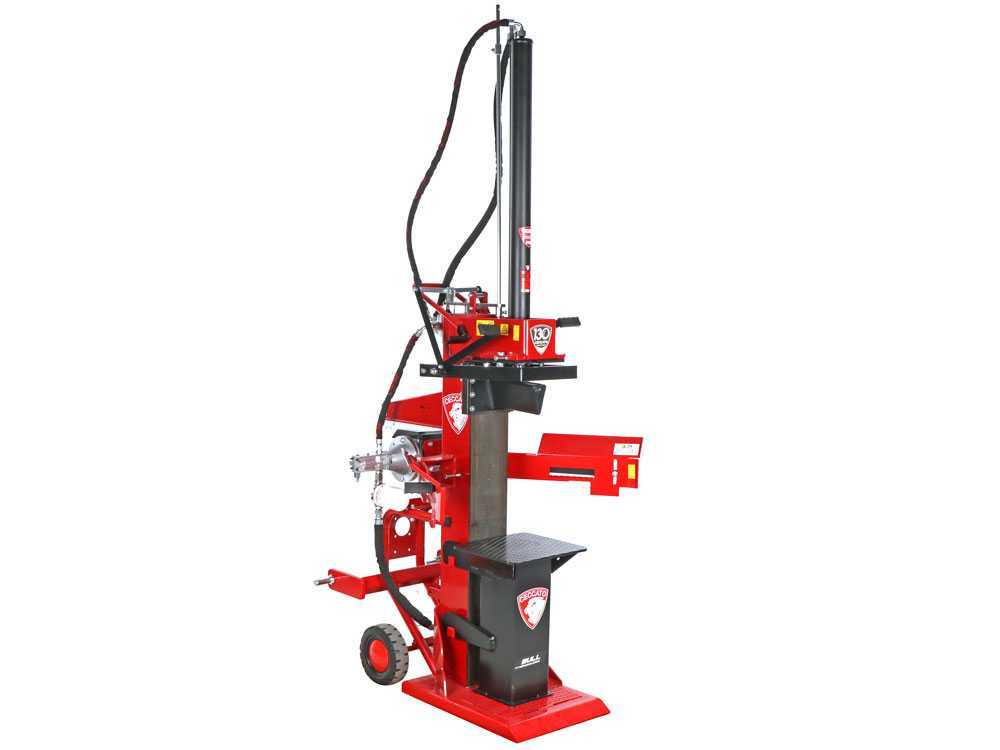 Ceccato Olindo SPLE13TLT elektrische houtklover, 13 ton, verticaal, detail 3