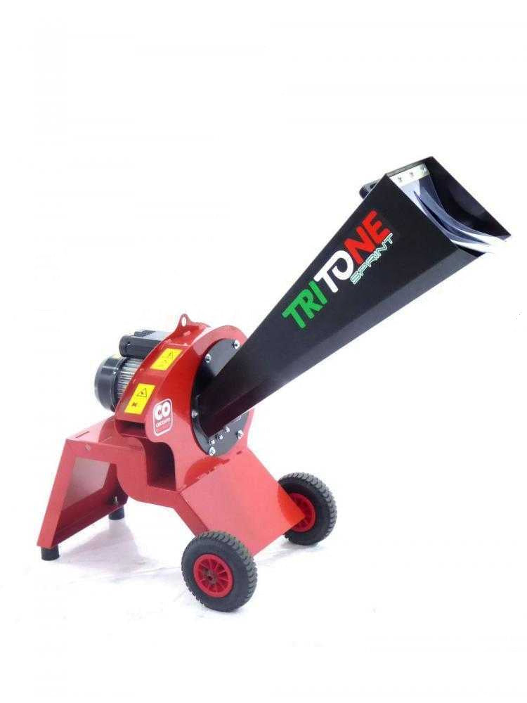 Ceccato Olindo Tritone Bio Sprint elektrische hakselaar, takken tot 35 mm, detail 3