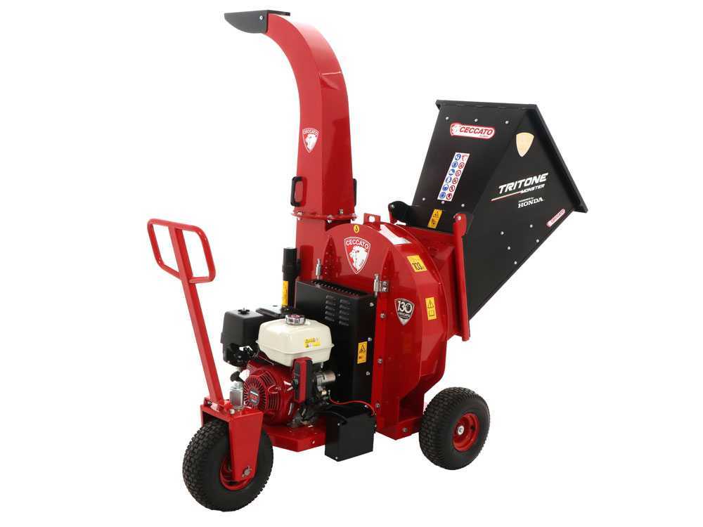 Ceccato Olindo Tritone Monster benzine hakselaar, takken tot 100 mm, elektrische start, detail 3