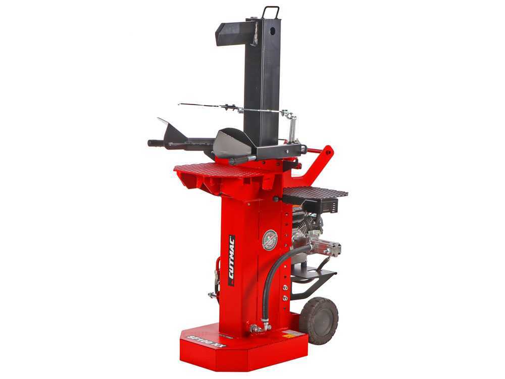 Docma SF100 Rapid Benz Loncin G200F benzine houtklover, 8,15 ton, verticaal, detail 2