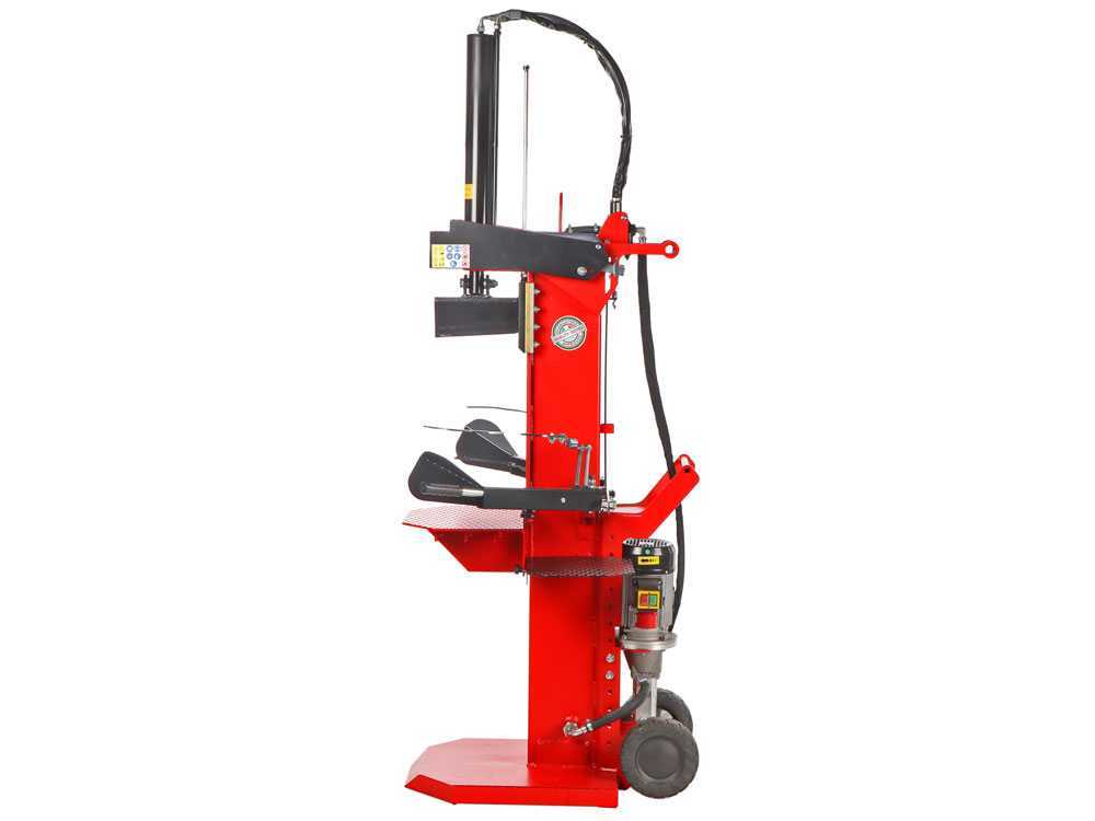 Docma SF110 Rapid 380/4 XX elektrische houtklover, 8,15 ton, verticaal, detail 2