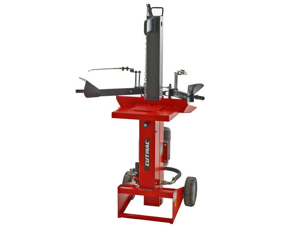 Docma SF75 Rapid 220 XX elektrische houtklover, 8 ton, verticaal, detail 2