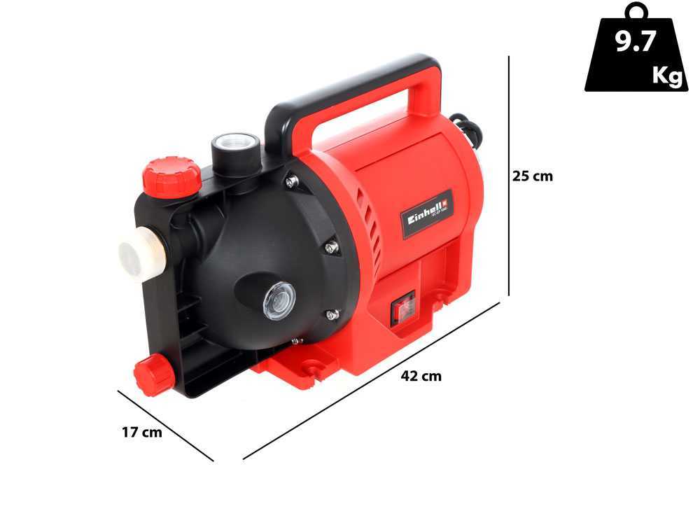 Einhell GC-GP 1045 E tuinpomp, detail 2