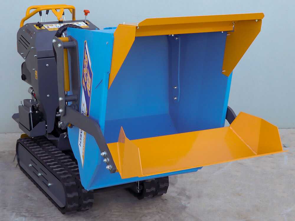 Rupsdumper laadvermogen 500 kg EuroMech EM500L-Dump & Shovel, hydraulisch kiepen, detail 3