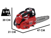 FARMER FA2610CA benzine kettingzaag voor snoeien, zwaard 25 cm, detail 2