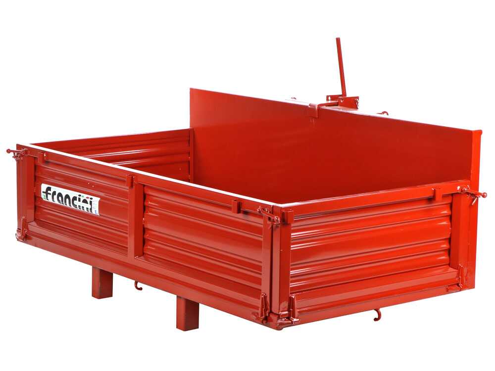 Francini P 150 transportbak voor de trekker, detail 3