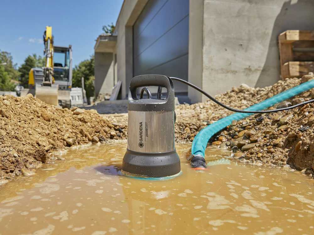 Gardena 25000 dompelpomp voor vuil water, detail 2