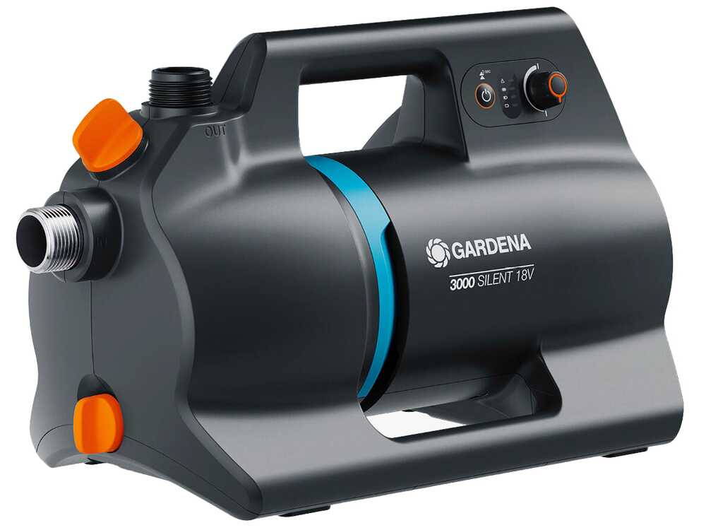 Gardena 3000 Silent 18V P4A tuinpomp, 18 V 4 Ah, detail 2