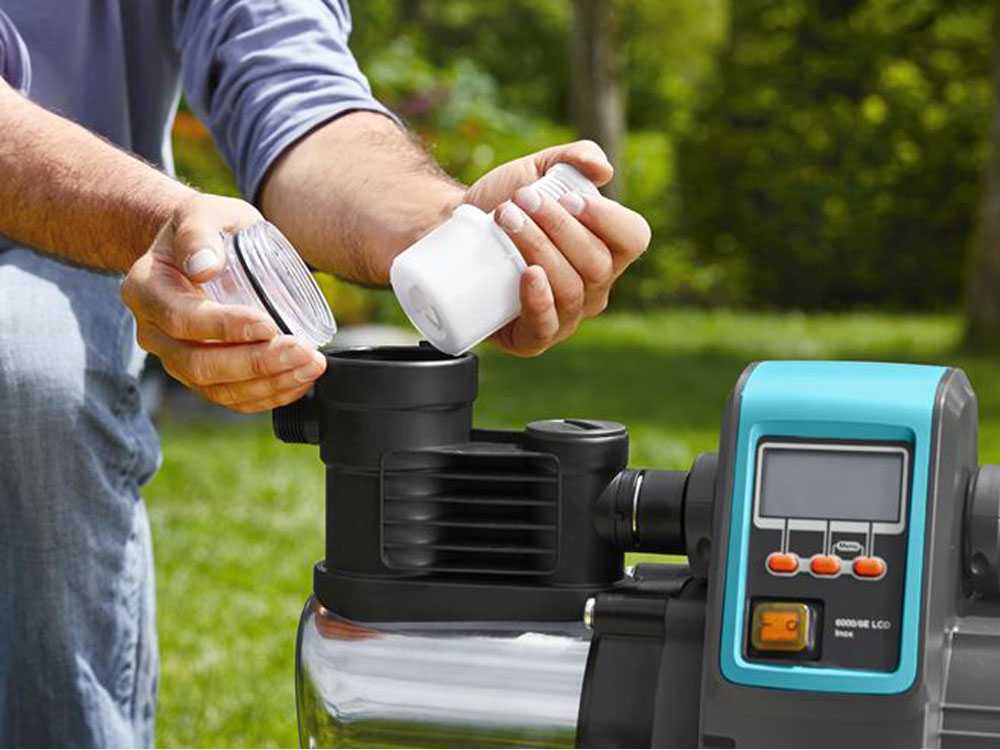 Gardena 6000/6E LCD Inox Automatic tuinpomp, detail 2