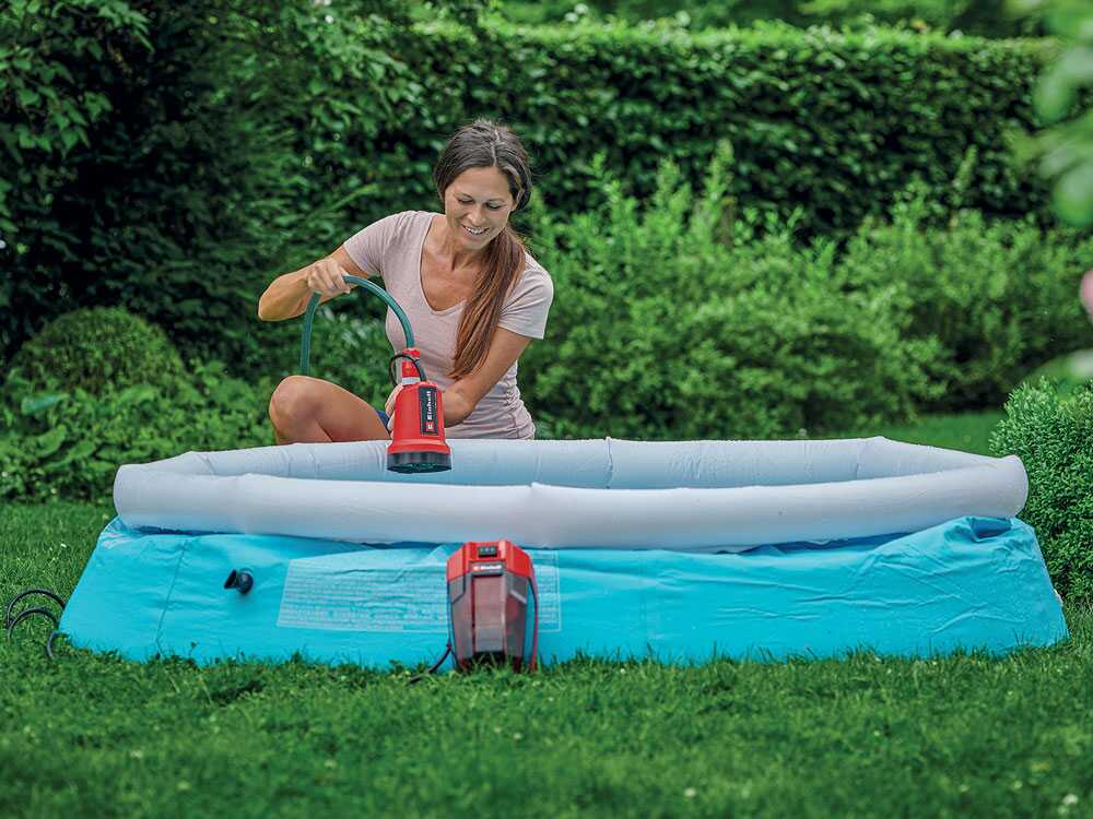 Einhell GE-SP 18 LL Li dompelpomp voor schoon water, 18 V 2,5 Ah, detail 2