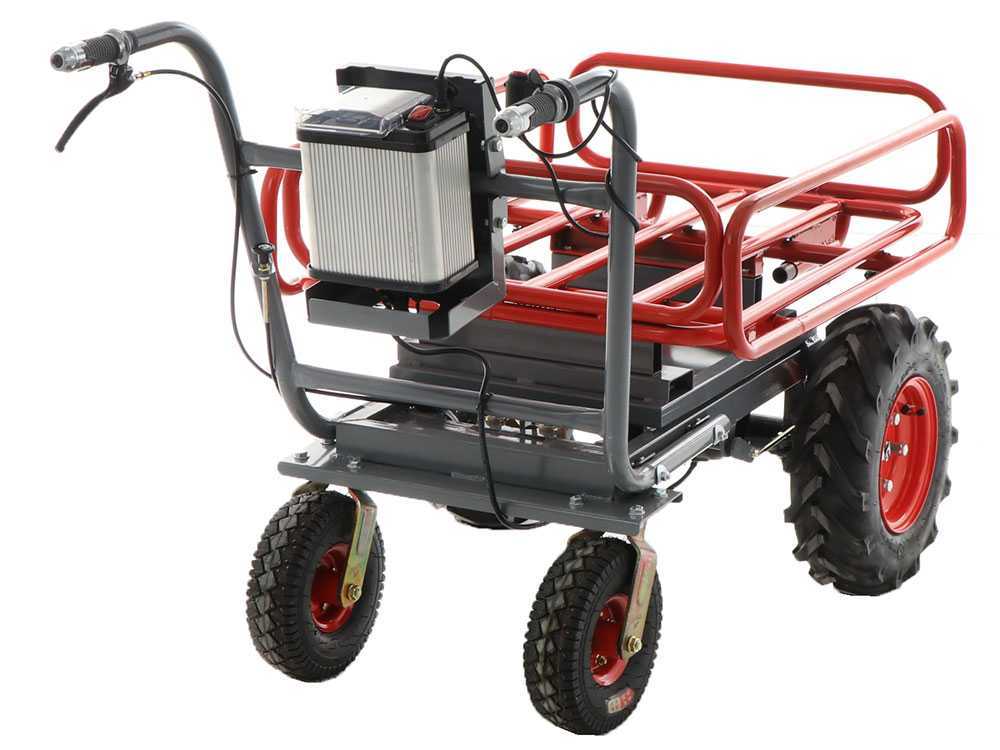 Accu motorkruiwagen laadvermogen 300 kg GeoTech CAR 300T-T PLUS, 40 V 6 Ah, detail 3