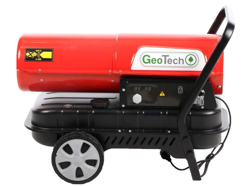GeoTech DH 3000 diesel heteluchtkanon 30 kW, direct gestookt, detail 2